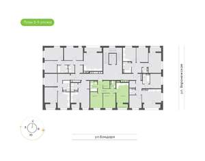2-к квартира, вторичка, 58м2, 3/9 этаж