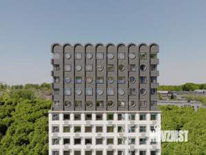 2-к квартира, строящийся дом, 46м2, 17/22 этаж