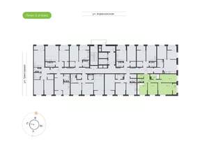 3-к квартира, вторичка, 68м2, 9/16 этаж