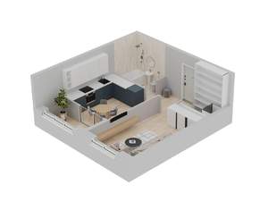 1-к квартира, вторичка, 35м2, 8/20 этаж