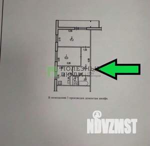 2-к квартира, вторичка, 50м2, 2/10 этаж