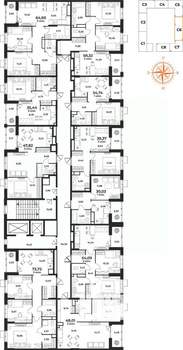 3-к квартира, вторичка, 65м2, 10/10 этаж