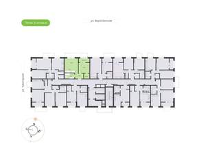 1-к квартира, вторичка, 44м2, 2/16 этаж