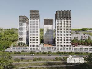 3-к квартира, строящийся дом, 54м2, 18/22 этаж