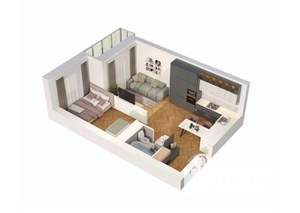 1-к квартира, вторичка, 43м2, 4/15 этаж