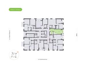 1-к квартира, вторичка, 33м2, 4/24 этаж