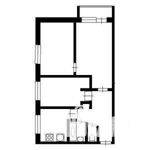 3-к квартира, вторичка, 54м2, 3/9 этаж