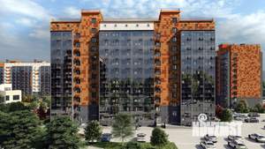 1-к квартира, строящийся дом, 44м2, 4/10 этаж