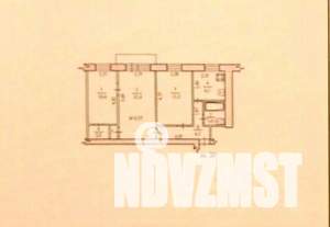 3-к квартира, вторичка, 55м2, 5/5 этаж