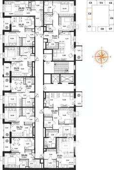 1-к квартира, вторичка, 29м2, 2/10 этаж