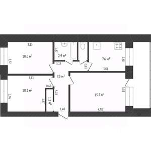 3-к квартира, вторичка, 90м2, 9/25 этаж