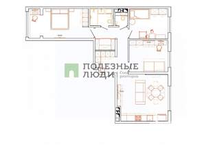 3-к квартира, вторичка, 85м2, 14/15 этаж