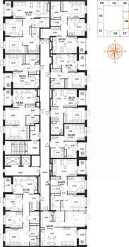 3-к квартира, вторичка, 65м2, 7/10 этаж