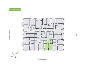 1-к квартира, вторичка, 40м2, 11/24 этаж