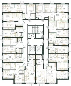 Студия квартира, вторичка, 35м2, 19/24 этаж