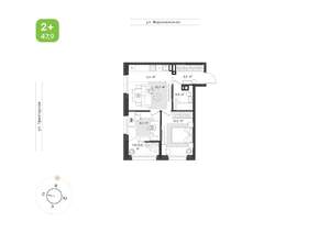 2-к квартира, вторичка, 48м2, 10/20 этаж