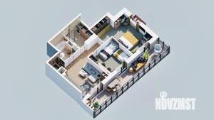 2-к квартира, вторичка, 70м2, 3/23 этаж