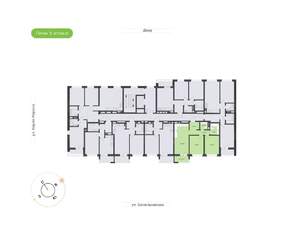 2-к квартира, вторичка, 63м2, 3/7 этаж