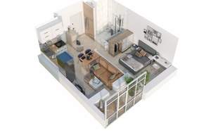 1-к квартира, вторичка, 37м2, 16/23 этаж