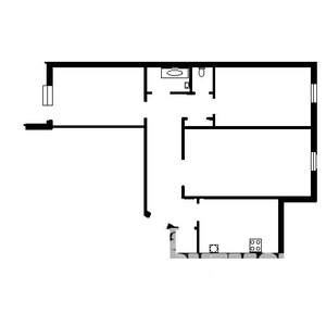 3-к квартира, вторичка, 68м2, 9/9 этаж