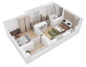 1-к квартира, вторичка, 40м2, 20/20 этаж