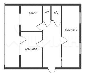 2-к квартира, вторичка, 49м2, 5/5 этаж