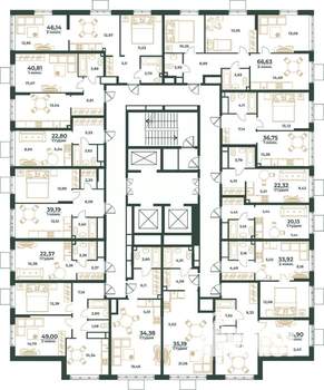 Студия квартира, вторичка, 35м2, 8/24 этаж