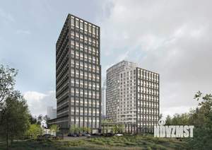 1-к квартира, строящийся дом, 32м2, 24/30 этаж