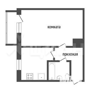 1-к квартира, вторичка, 36м2, 4/9 этаж