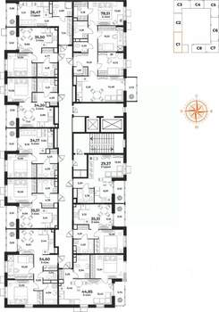 2-к квартира, вторичка, 36м2, 8/10 этаж