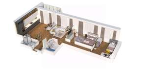 3-к квартира, вторичка, 87м2, 4/15 этаж