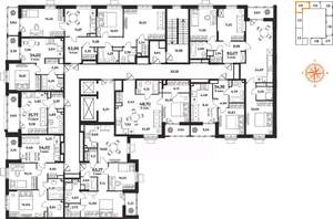 3-к квартира, вторичка, 83м2, 7/10 этаж