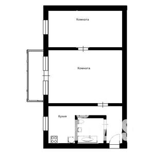 2-к квартира, вторичка, 42м2, 3/4 этаж