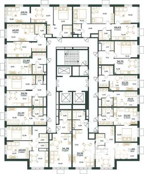 Студия квартира, вторичка, 35м2, 12/24 этаж
