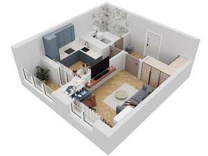 1-к квартира, вторичка, 39м2, 3/16 этаж