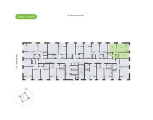 2-к квартира, вторичка, 49м2, 6/16 этаж