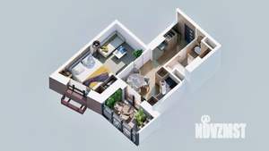 1-к квартира, вторичка, 31м2, 5/23 этаж