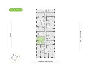 1-к квартира, вторичка, 37м2, 8/9 этаж