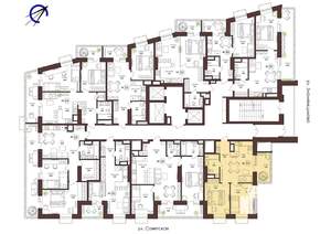 2-к квартира, вторичка, 52м2, 5/23 этаж