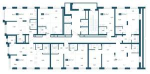 1-к квартира, вторичка, 46м2, 20/25 этаж