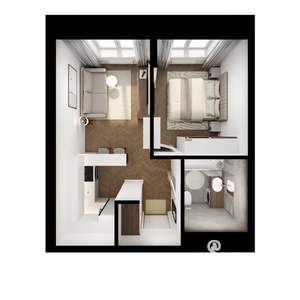 1-к квартира, вторичка, 32м2, 1/10 этаж