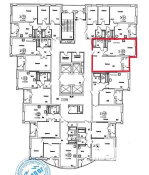 2-к квартира, сданный дом, 60м2, 12/26 этаж