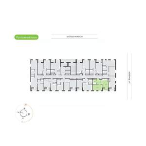 1-к квартира, вторичка, 41м2, 9/20 этаж