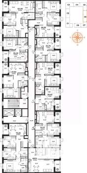 3-к квартира, вторичка, 73м2, 10/10 этаж