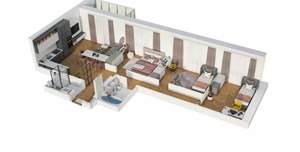 4-к квартира, вторичка, 87м2, 7/15 этаж