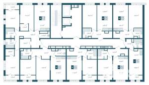 2-к квартира, строящийся дом, 43м2, 11/15 этаж