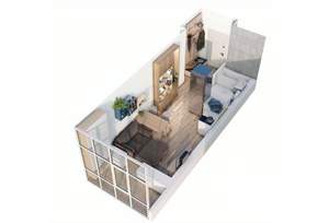 1-к квартира, вторичка, 20м2, 13/23 этаж