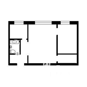 2-к квартира, вторичка, 48м2, 4/5 этаж
