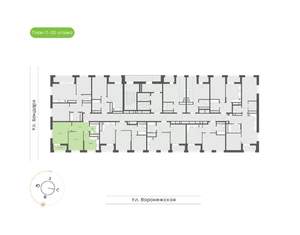 2-к квартира, вторичка, 50м2, 15/20 этаж