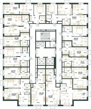 Студия квартира, вторичка, 34м2, 3/24 этаж